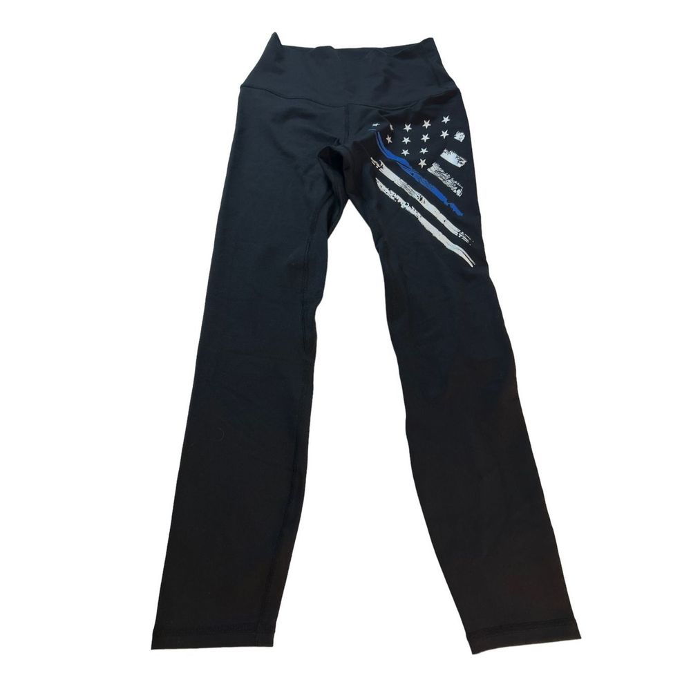 Tactical Pro Supply Women’s Size Small American Flag Leggings High Waist Workout